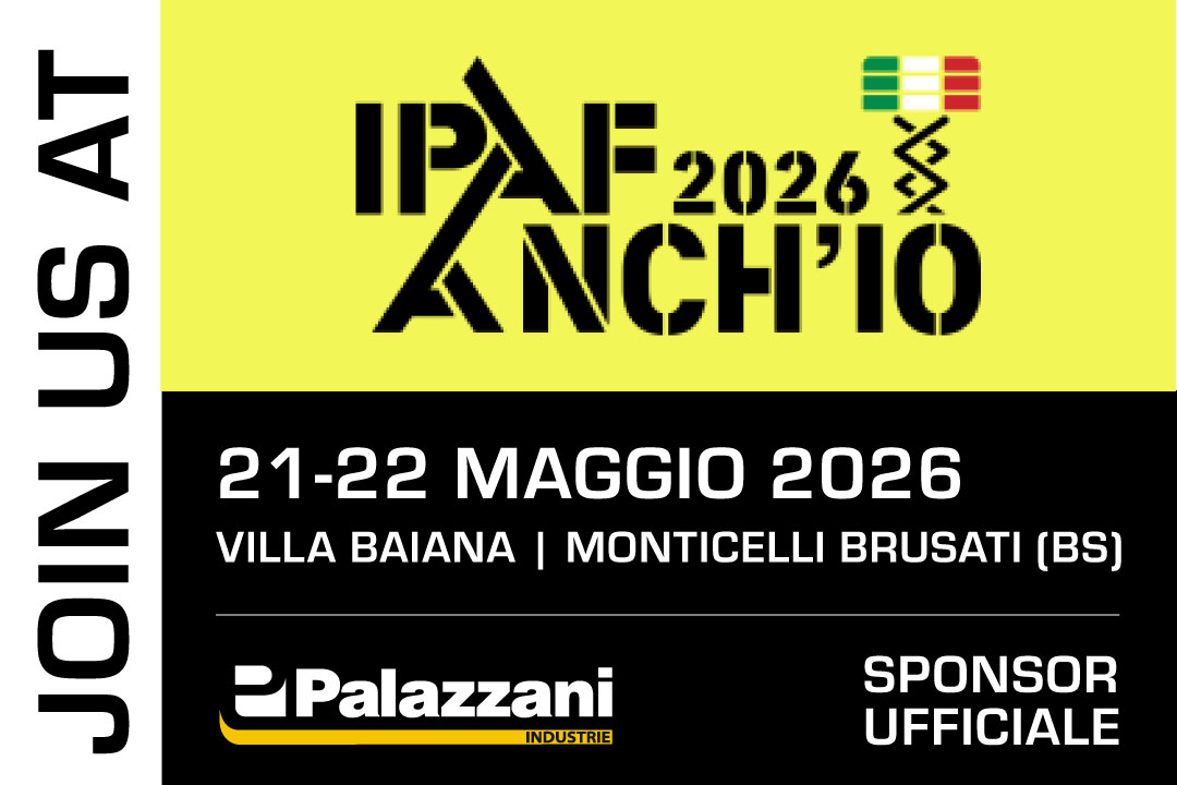 IPAF-anch’io Palazzani Industrie è sponsor di IPAF Anch'io